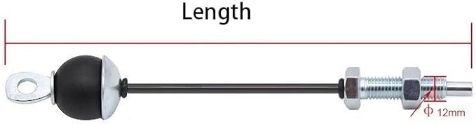 39-236 Inches Home Gym Replacement Cables Thick 0.2 Inches LAT Pulldown Cable for Fitness Cable Pulley Machine with Screw and Stopper Ball