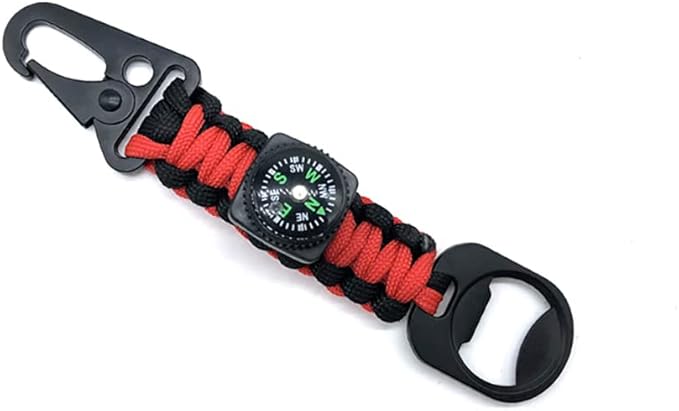 3pcs 5-in-1 Kids Compass Keychain and 2pcs Knife Sharpener