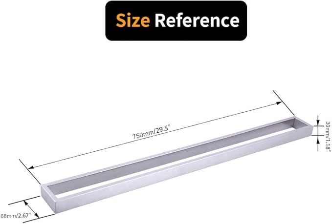 30-Inch Single Towel Bar Rack 304 Stainless