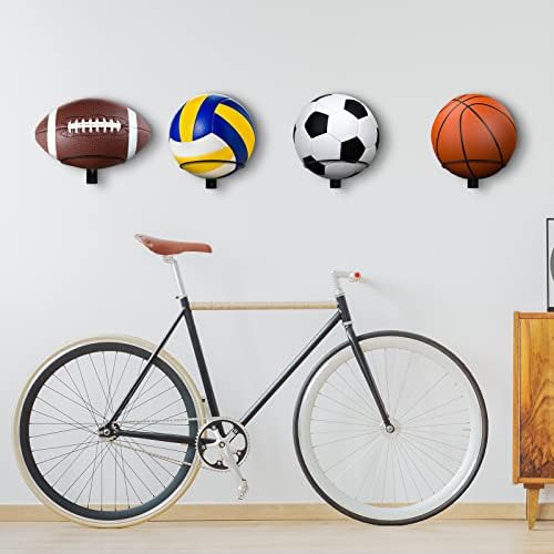 Lounsweer 10 Pcs Ball Holder Wall Mount Display