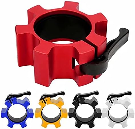 Metal Olympic Barbell Clamps 2inch Heavy Duty Exercise Collars 2" Barbell,Quick 1 Pair