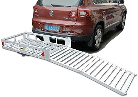 MAXXHAUL 70275 Aluminum Cargo Carrier | With 60" Folding Ramp | 53.5" x 29"