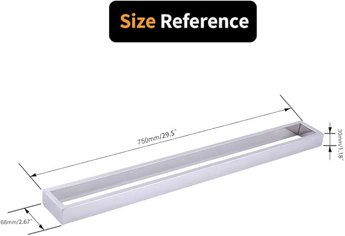 30-Inch Premium Stainless Steel Towel Bar Towel Rack