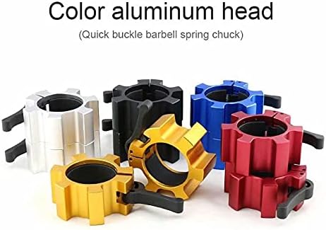 Metal Olympic Barbell Clamps 2inch Heavy Duty Exercise Collars 2" Barbell,Quick 1 Pair