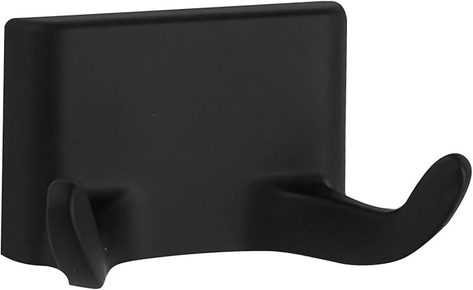 Millbridge Double Robe Hook in Matte Black