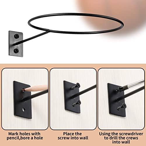 Lounsweer 10 Pcs Ball Holder Wall Mount Display