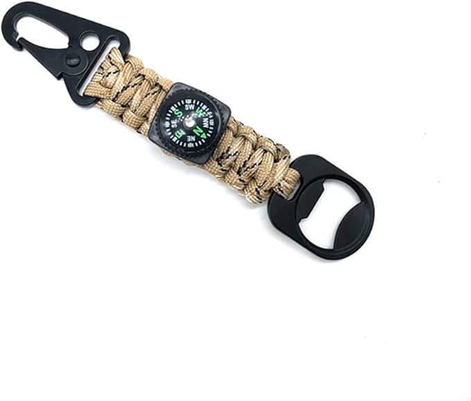 3pcs 5-in-1 Kids Compass Keychain and 2pcs Knife Sharpener