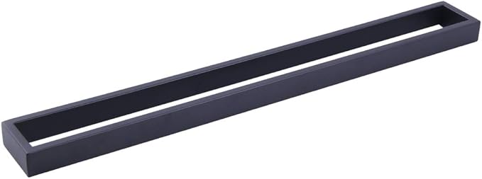 30-Inch Matte Black Single Towel Bar Rack 304 Stainless