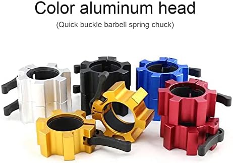 Metal Olympic Barbell Clamps 2inch Heavy Duty Exercise Collars 2" Barbell,Quick 1 Pair