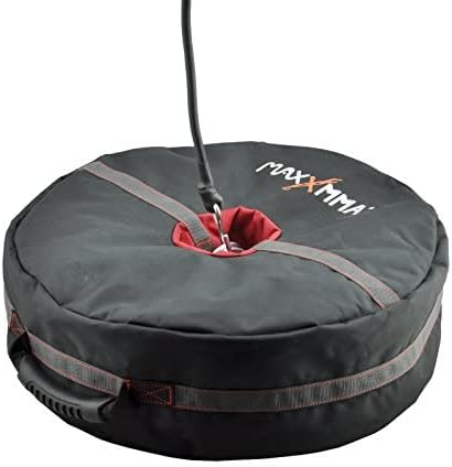 MaxxMMA Double End Heavy Bag Anchor (Unfilled) Core Training Tool Weight Bag Multifunctional 3-in-1 - Punching Boxing MMA Workout Fitness