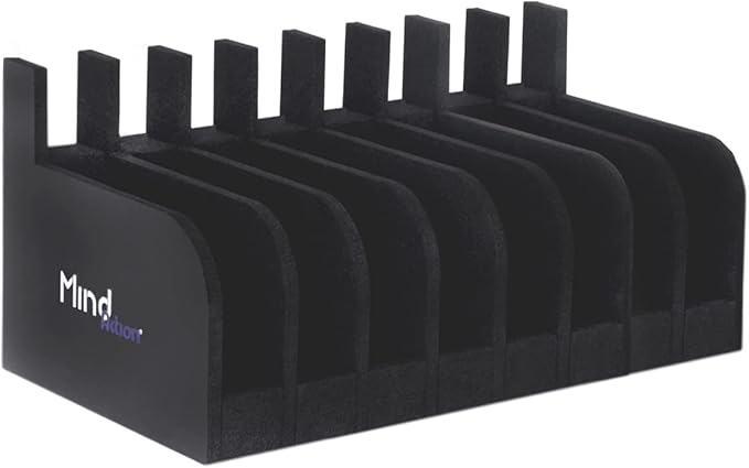 MIND&ACTION Foam Pistol Rack for Gun Safe, Gun Cabinet Accessories, Pistols Holder Storage Organizer, Revolver Firearm Handgun Rack Stand Display