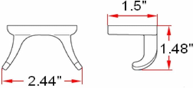 Millbridge Double Robe Hook in Oil-Rubbed Bronze 2-Pack