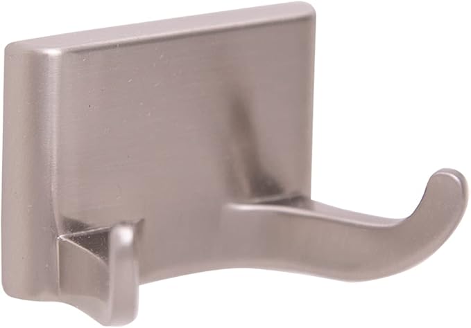 Millbridge Double Robe Hook in Satin Nickel