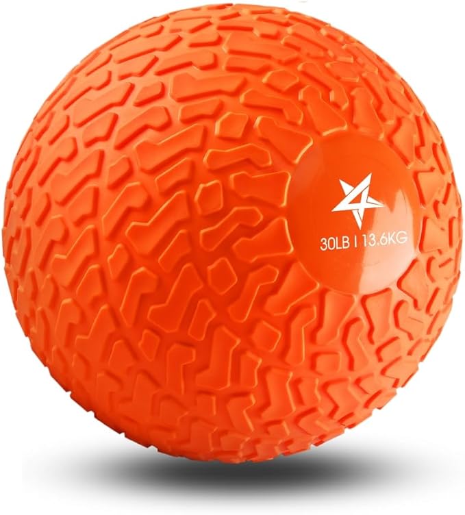 Yes4All Upgraded Version Durable Solid Slam Medicine Balls 10-40lbs, Multicolor