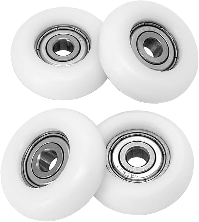 4pcs Roller Wheel Parts Replacement for Total Gym Wheels/Rollers 2000, 3000, 3000, Some 3000 XL