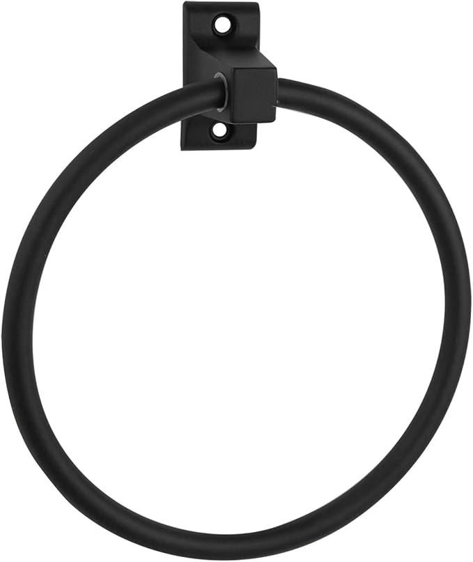Millbridge Towel Ring in Matte Black