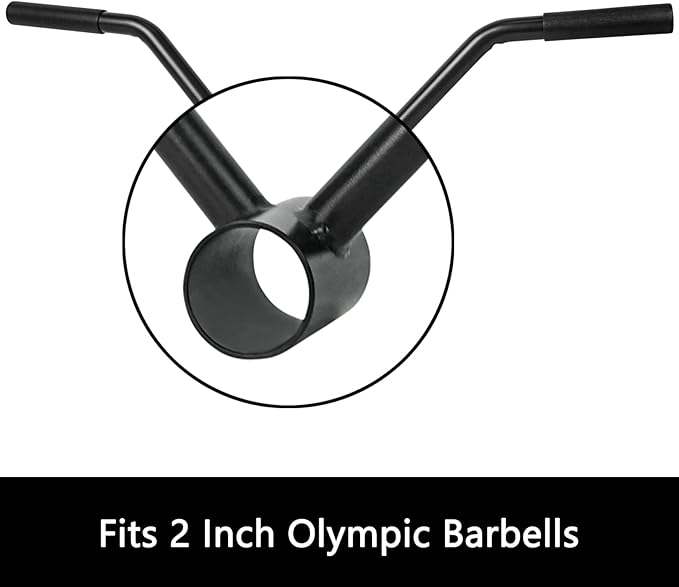 Luwint Landmine Attachments for Olympic Bars, T Bar Row Attachment Solid Steel Handle for Home Gym Workout