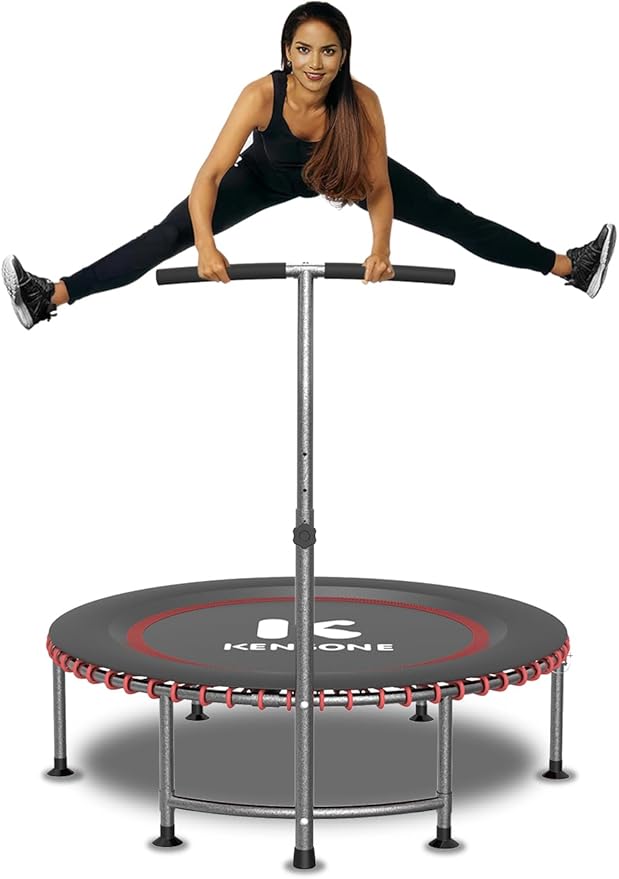 40"/48" Rebounder Trampoline for Adults with Bungee 450/550LBS Quiet
