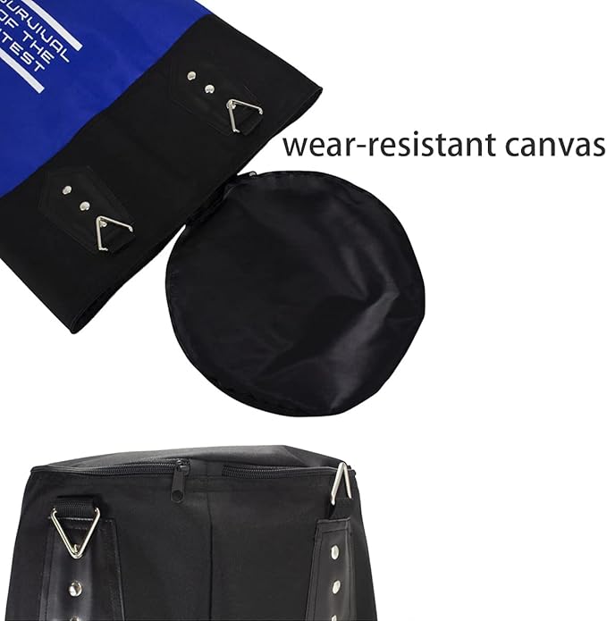 Heavy Punching Bag Boxing Bags for Adults Kids Unfilled Punching Bag with Chains