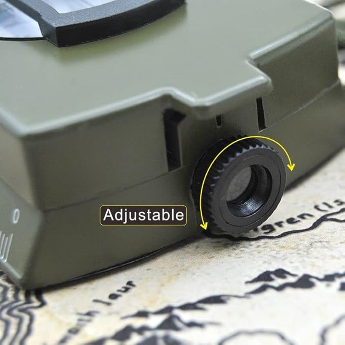 Military Lensatic Sighting Compass Waterproof and Shakeproof