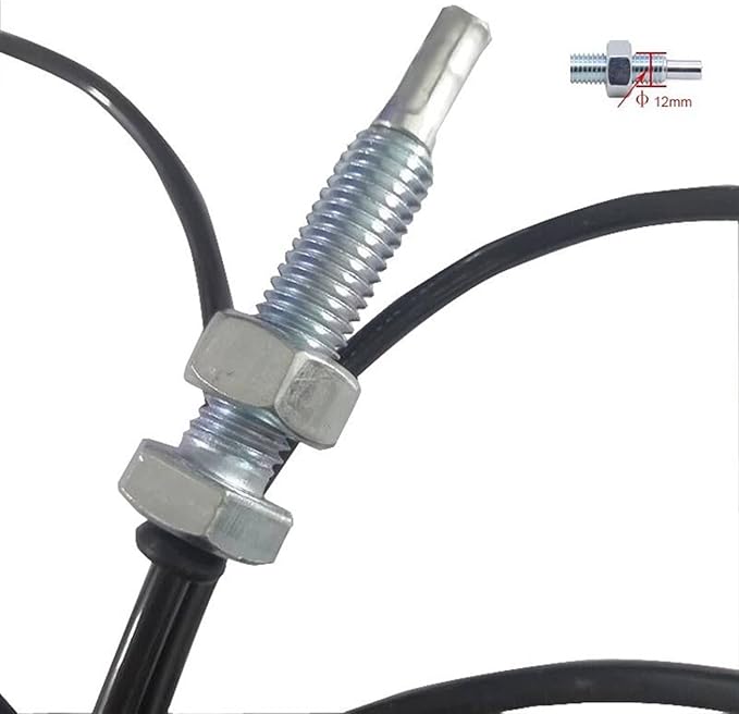 39-236 Inches Home Gym Replacement Cables Thick 0.2 Inches LAT Pulldown Cable for Fitness Cable Pulley Machine with Screw and Stopper Ball