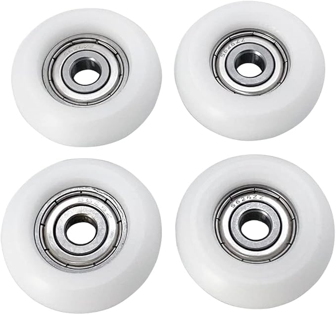 4pcs Roller Wheel Parts Replacement for Total Gym Wheels/Rollers 2000, 3000, 3000, Some 3000 XL