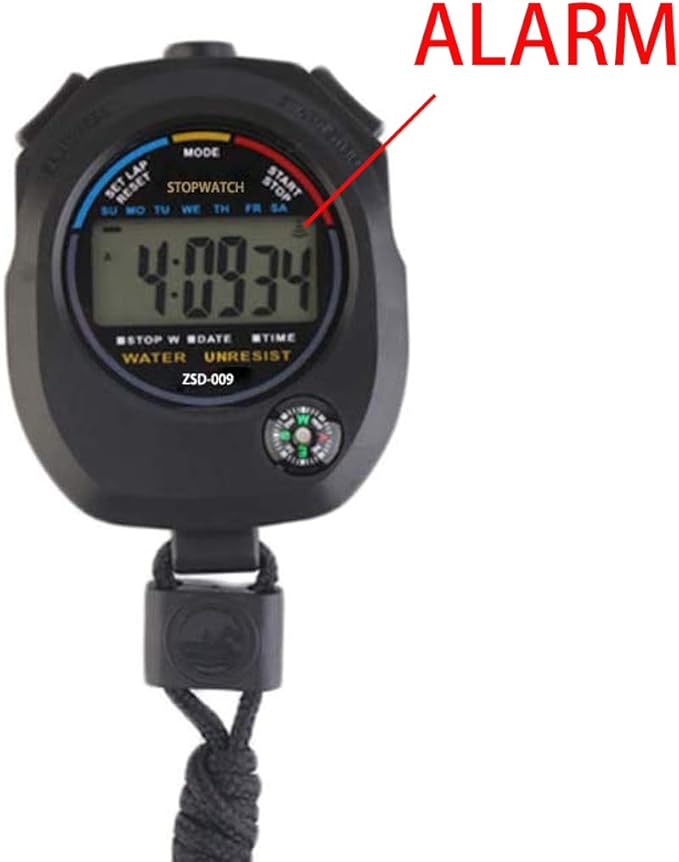 6 pack Multi-function Electronic Digital Sport Stopwatch Timer