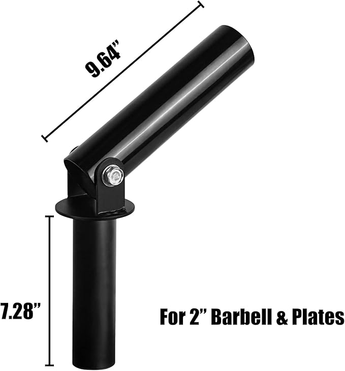 Luwint Landmine Attachments for Olympic Bars, T Bar Row Attachment Solid Steel Handle for Home Gym Workout