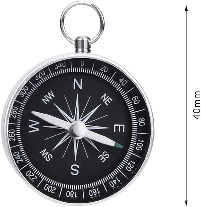 3 Pack Compass Hiking Survival Aluminum Alloy G44