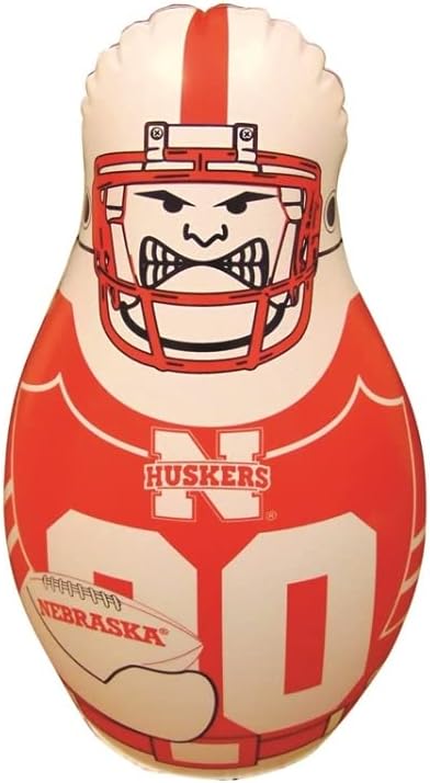 Fremont Die NCAA Alabama Crimson Tide Bop Bag Inflatable Tackle Buddy Punching Bag, Standard: 40" Tall, Team Colors