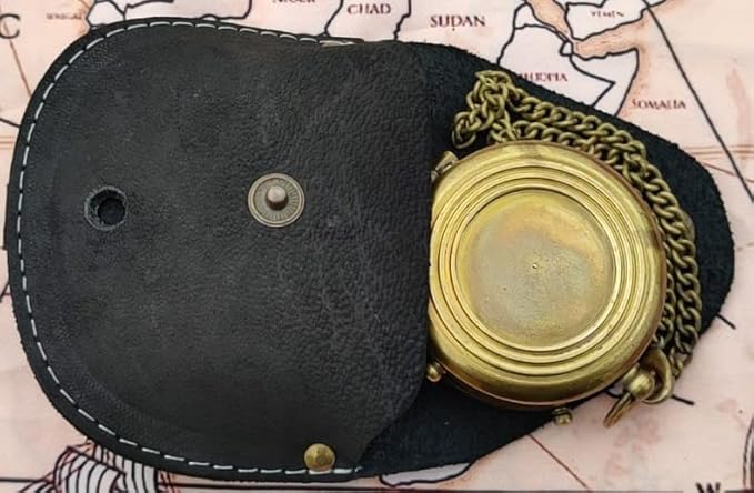 MAI Thoreau's Go Confidently Quote Engraved Compass