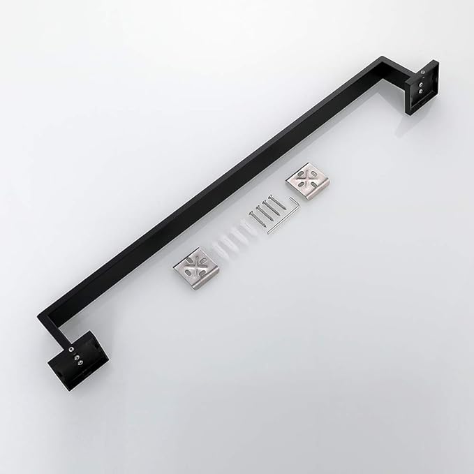 23.6 Inch Black Single Towel Bar Rack 304 Stainless