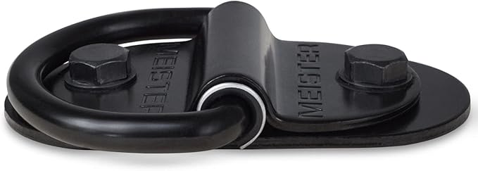 Meister Double-End Heavy Bag D-Ring Floor Anchor Mount - Black