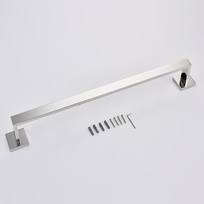 23.6 Inch Black Single Towel Bar Rack 304 Stainless