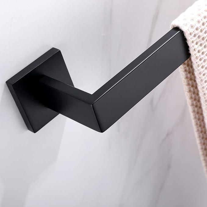 23.6 Inch Black Single Towel Bar Rack 304 Stainless