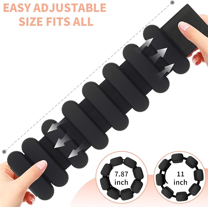 Adjustable Ankle Weights for Women Men Running,1 Pair (1Lbs Each)