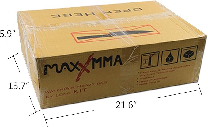 MaxxMMA 3 ft Water/Air Heavy Bag - Adjustable 70~120 lbs.