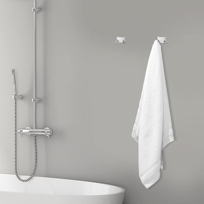 Millbridge Double Robe Hook in Polished Chrome 2-Pack