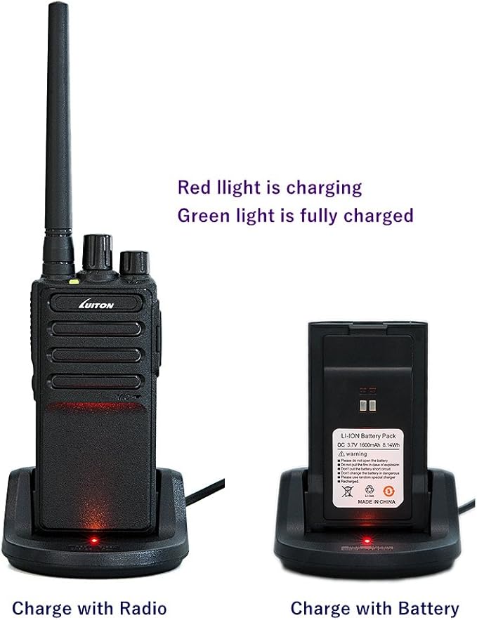LUITON 2 Way Radios Voice Scrambler Long Range (6 Packs)