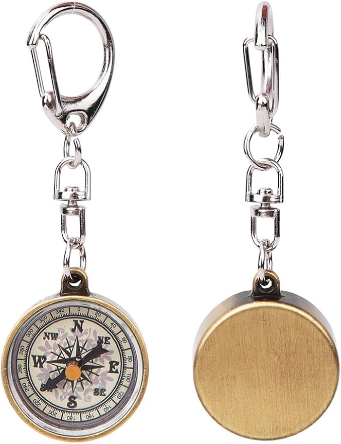 2PCS Mini Pocket Compass