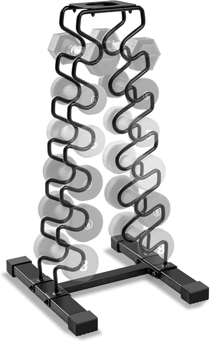 Marcy Strength Training Dumbbell Rack, Wire Frame Minimalist Dumbbell Storage