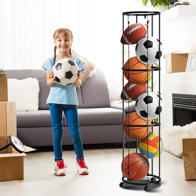 3 Layer Vertical Ball Storage Rack