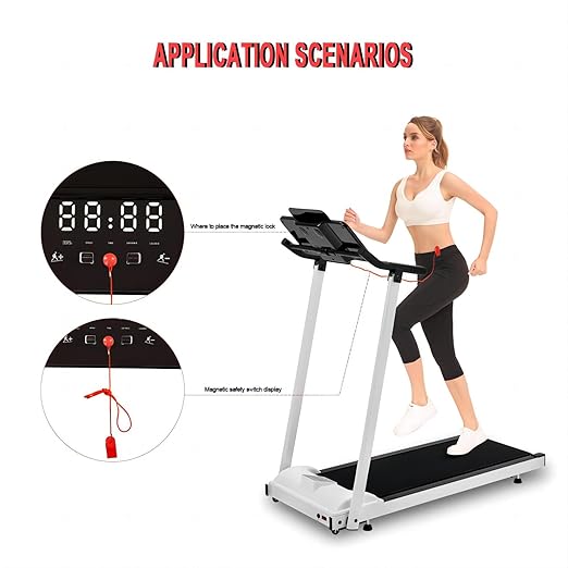 Magnetic Safety Switch Universal Treadmill Magnetic Lock Emergency Stop Treadmill Accessories Suitable for Most Treadmills