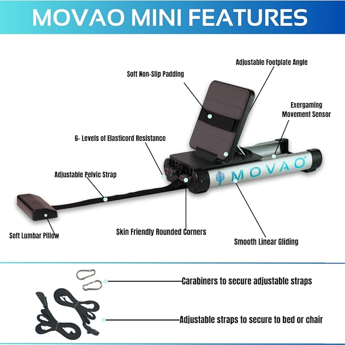 Mini In-Bed Leg Press for Knee and Hip Replacement, ACL MCL or PCL Surgery Recovery Increasing Muscle Strength Exercising Physical Therapy Affordable & Portable (MCV345)