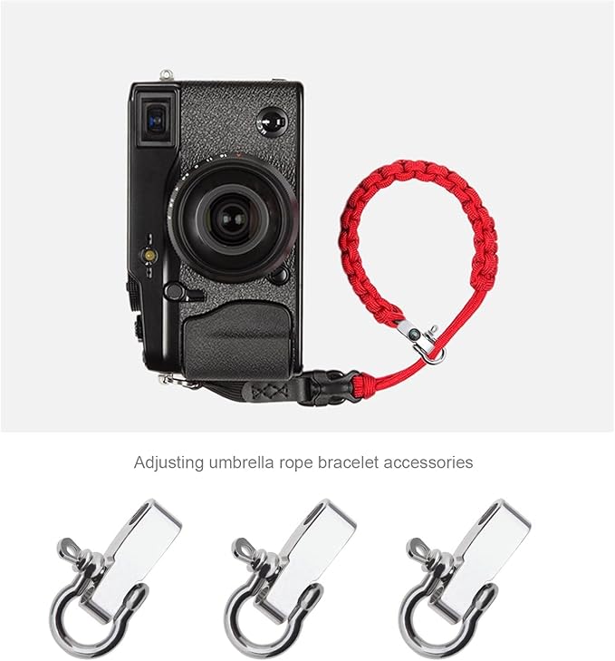 3 Pairs Adjustable D Shackles Buckle Sets U-Shaped
