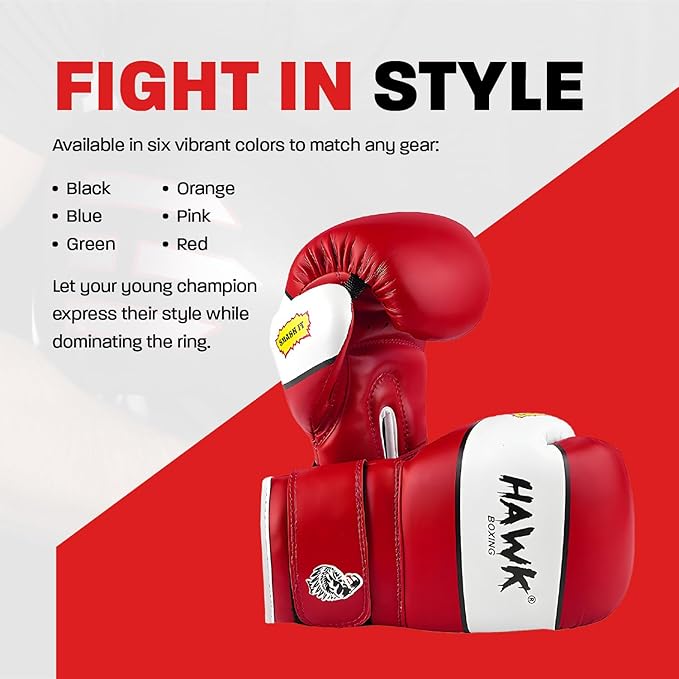 Kids Boxing Gloves for Kids Children Youth Punching Bag Kickboxing Muay Thai Mitts MMA Training Sparring Gloves