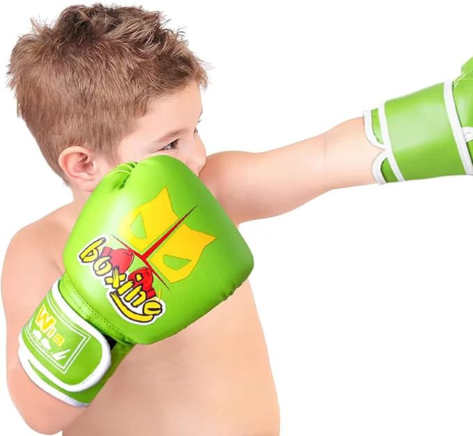 Kids Boxing Gloves, Boxing Gloves for Kids 5-13 Years Boys Girls Boxing Training Gloves for Punching Bag Kickboxing Muay Thai 4oz 6oz