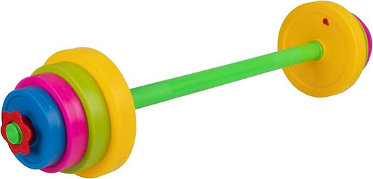 Hey! Play! Kids Weight Set - Barbell 8 Adjustable 3 and