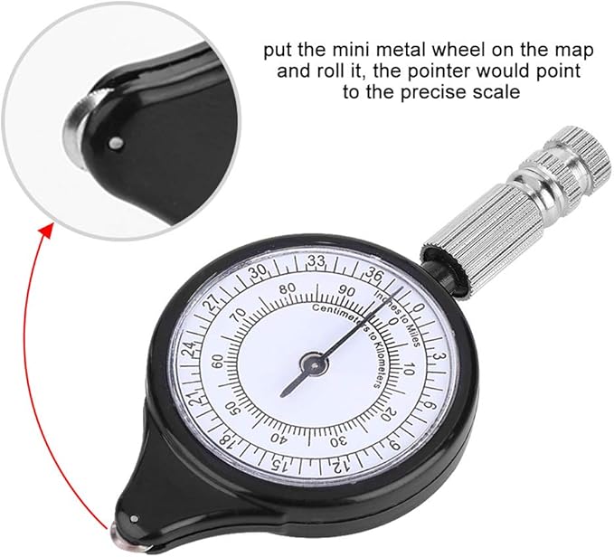 Map Measurer Distance Caculator Map Reading Outdoor Camping