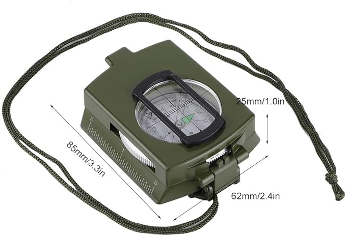 Military Green Compass